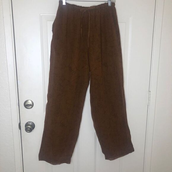 Cache Three Piece Brown and Gold Boho Tunic and Harem Pants - Picture 7 of 16